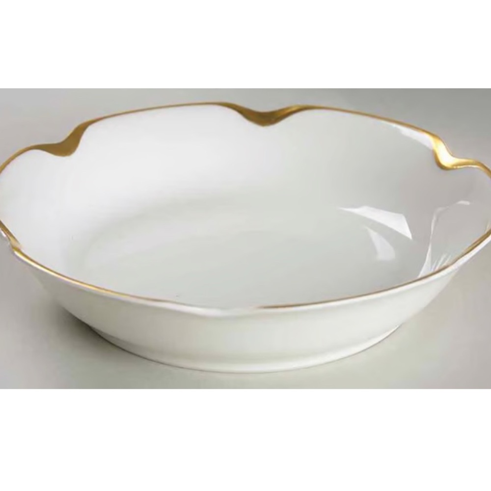 Haviland Limoges Silver Anniversary Coupe Cereal Bowl set of 6